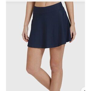 NWT Baleaf Plus Sz 3XL Navy Workout Swim Skirt Skort Pocket #0612